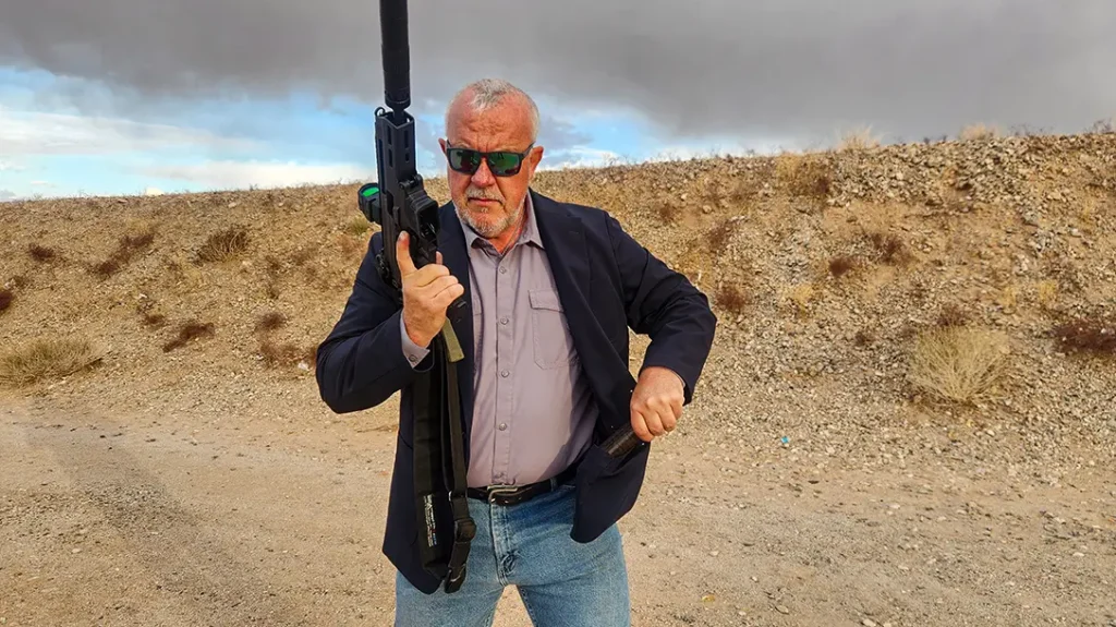 The Springfield Kuna was easy to conceal under a jacket.