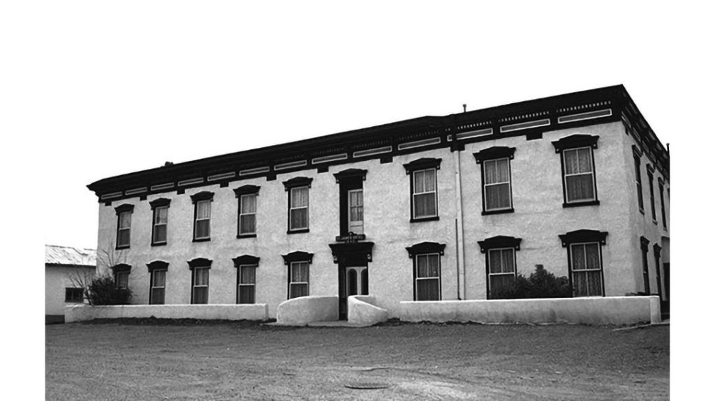 Fred Lambert was born at the St. James Hotel in 1887. His father Henry owned the establishment, and many prominent people, including Buffalo Bill Cody, stayed there.