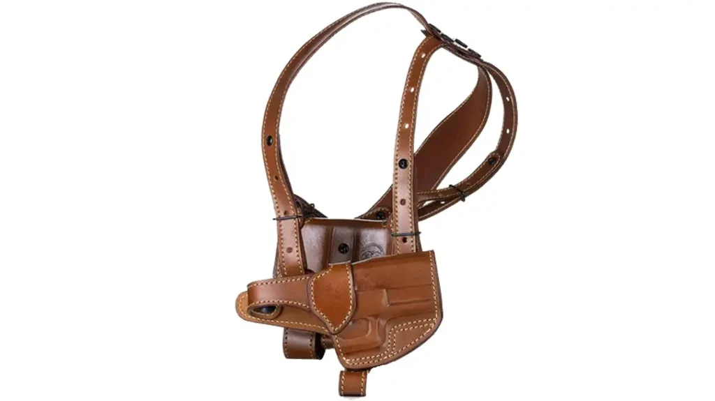 Cross draw shoulder rig