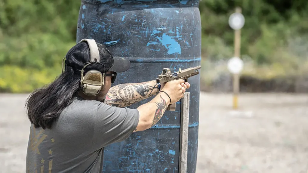 The Vortex Defender XL is perfect for competition.
