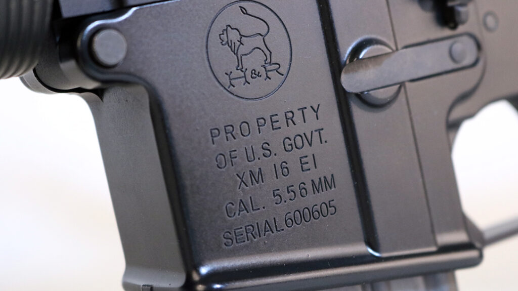 A U.S. Government marked AR receiver.