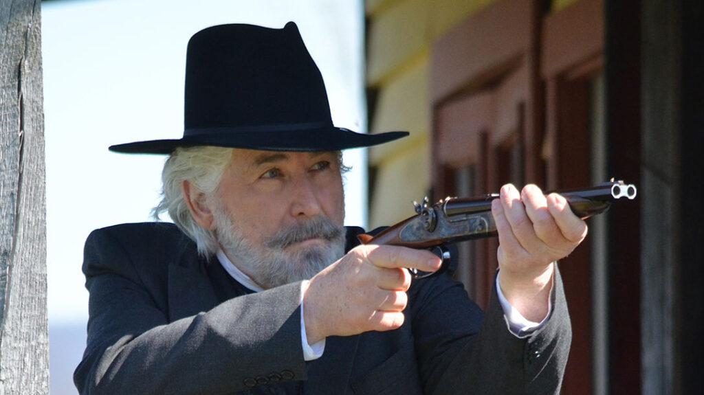 Favored by lawmen in the 1920s and early 1930s, an 1880’s Sheriff armed with a European Howdah pistol was well armed with a quick-handling and powerful close-range gun.