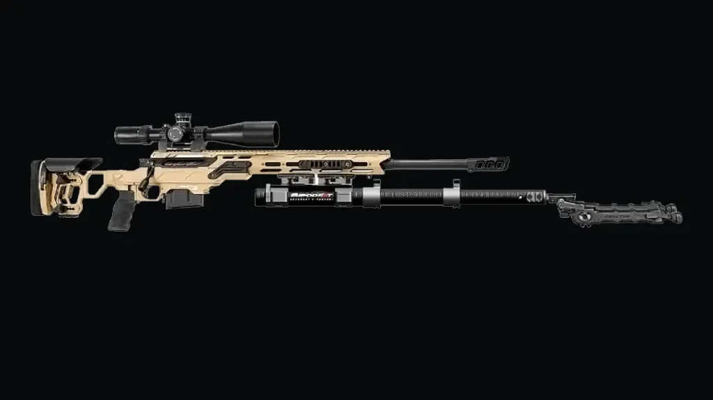 The BipodeXt improves accuracy.