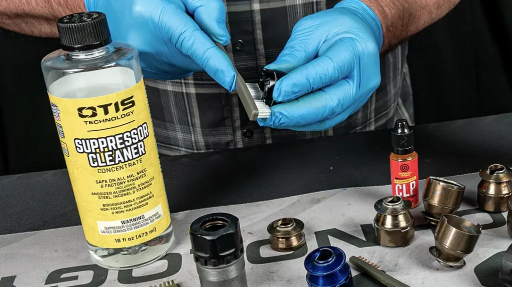 The Otis Suppressor Cleaning Kit is for hard-use cans.