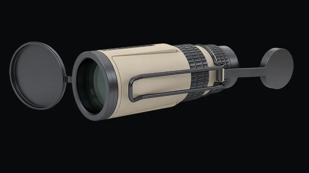 The Tactical Mono 10x42 ED is easy to carry.