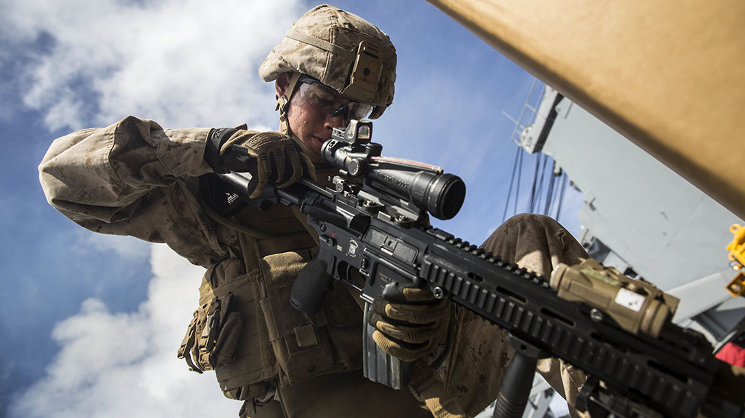 Marine Performs Remedial Action
